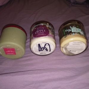 Bath and body works 3 wick bundle